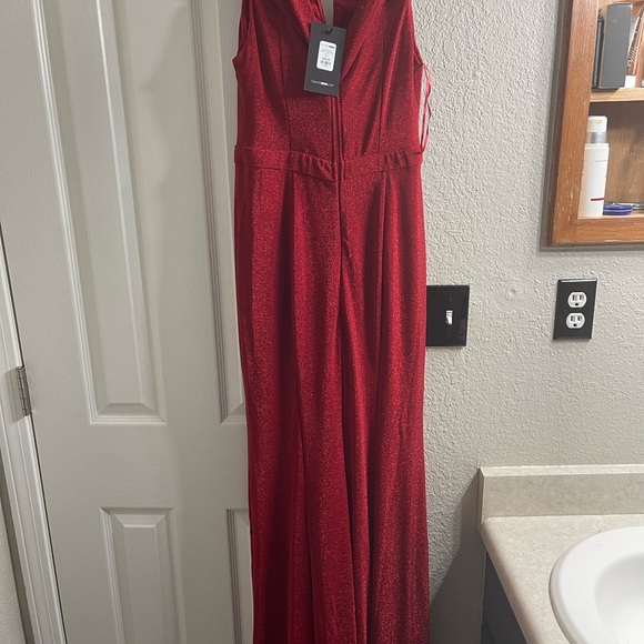 Fashion Nova metallic maxi dress - Picture 3 of 5